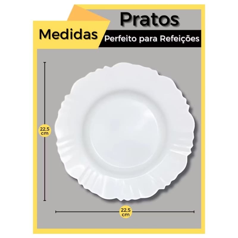 Kit 10 à 60 Prato Pratos Pétala Plastico Redondo Fundo Envio imediato