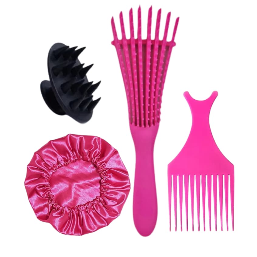 Black & Beautiful Kit- Kit Para Cabelos Cacheados e Black Power