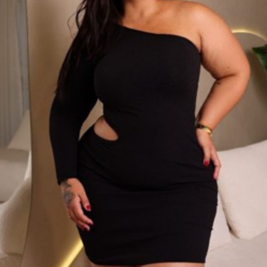 Vestido All Black Moda Curvy - PLUS SIZE