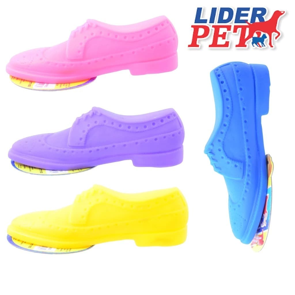 Brinquedo Sapato Para Cães 16cm Várias Cores Líder Pet