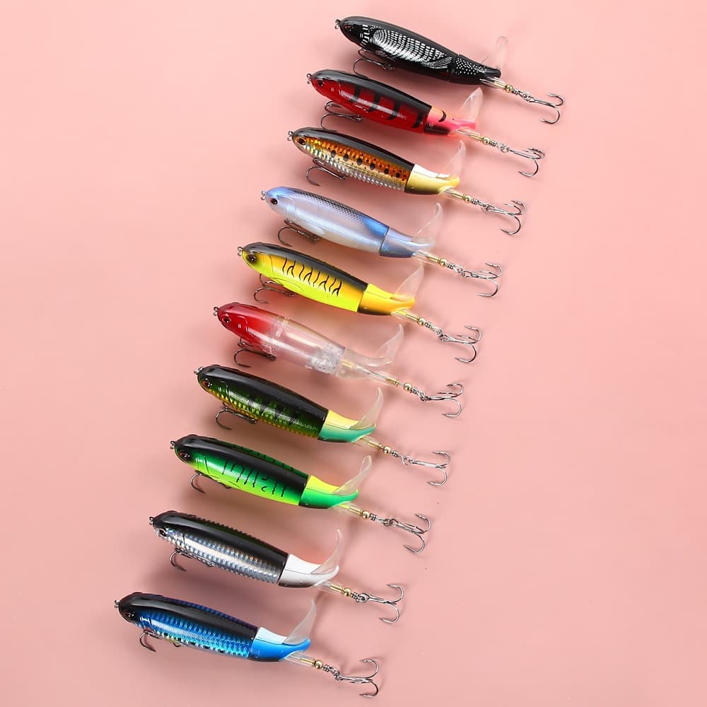 Isca Artificiais Whopper Plopper Superficie Tucunare Dourado