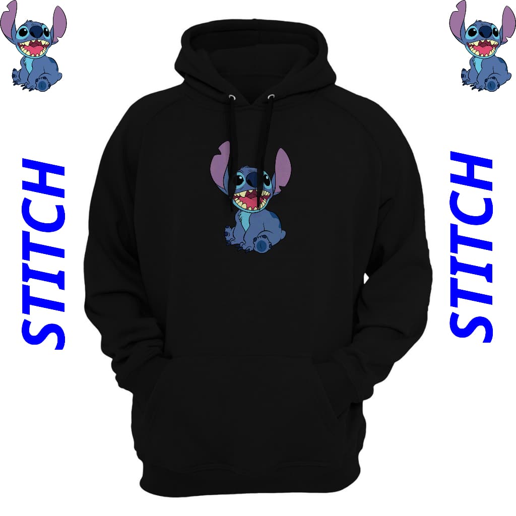 Moletom Infantil Menino Estampa Stitch Blusa De Frio Inverno Crianças Adolescentes 6 Ao 14