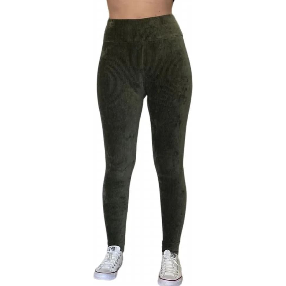 Calça De Veludo Cotele Com Bolso Aveludada Varios Tamanhos Cintura Alta