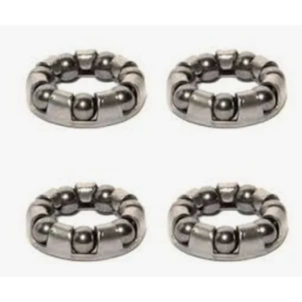 Colar De Aço Esferas Cubo Traseiro Bike 1/4 ( 4 Unidades ).