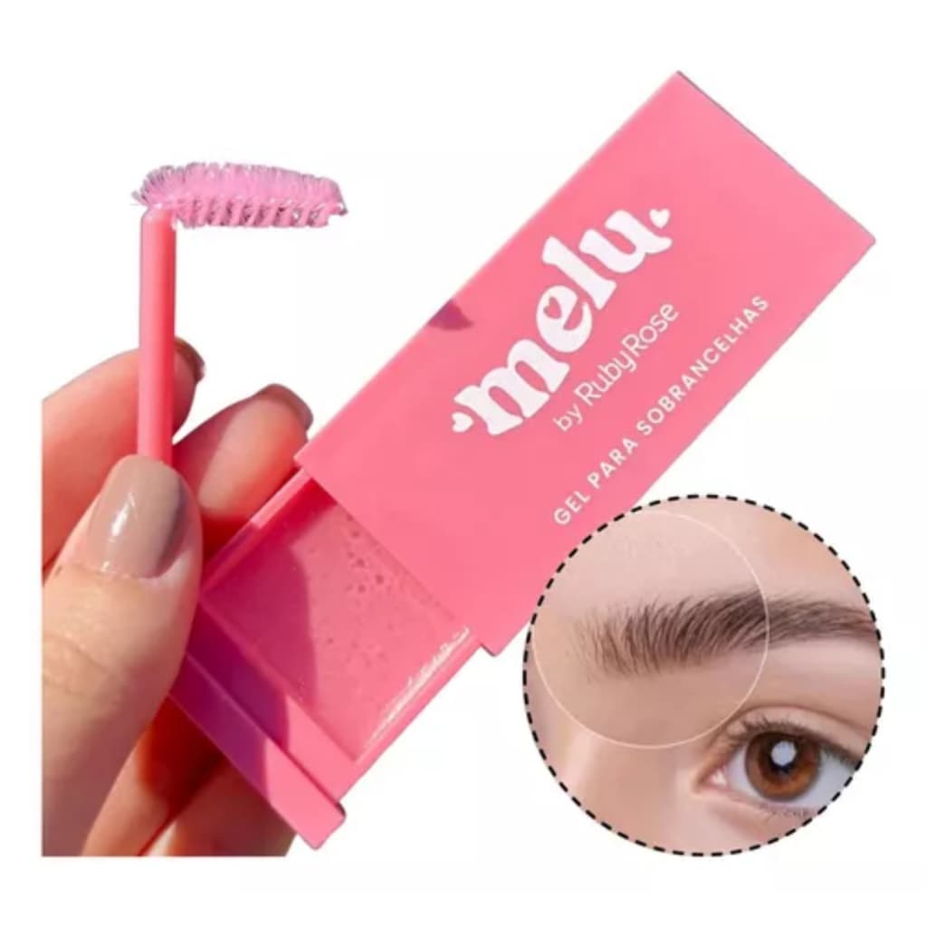 Gel para sobrancelha gel modelador com escovinha