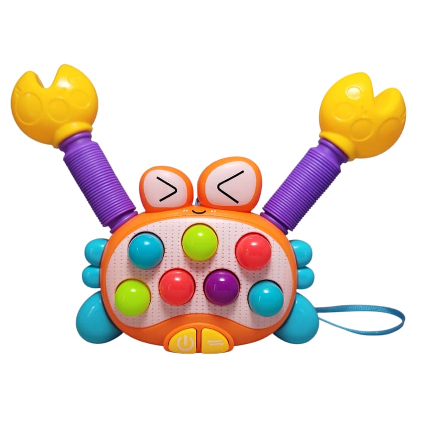 Brinquedo Interativo Sensorial para Bebê com Luzes, Som, Método Montessori e Estímulo Total Visual