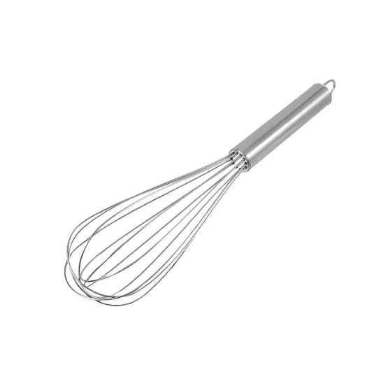 Batedor Manual Fue Foet Fouet Inox Profissional Makinox 30cm