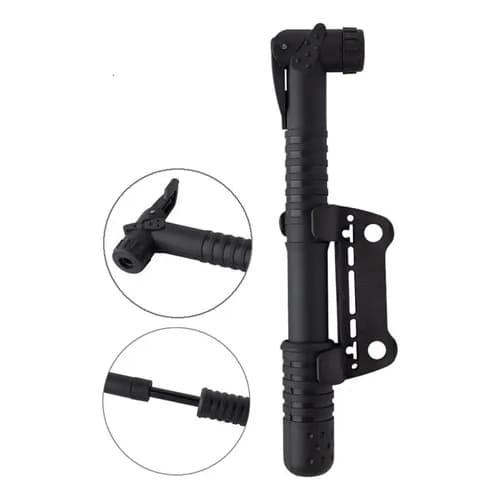 Mini Bomba De Ar Para Bicicleta Com Suporte Para Quadro