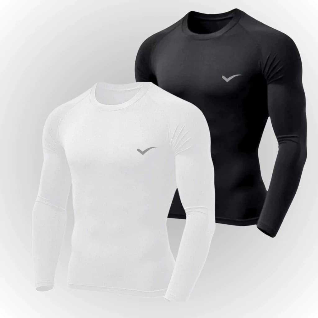 kit 2 Blusa Térmica Masculina Proteção UV Fator 50+ Fenix