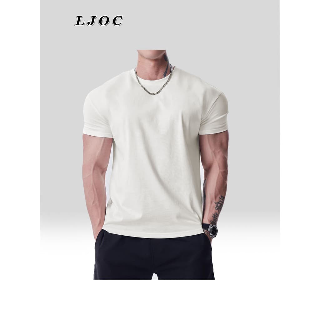 Camisetas Masculinas Básicas  Conforto Lisas Premium 100% Algodão