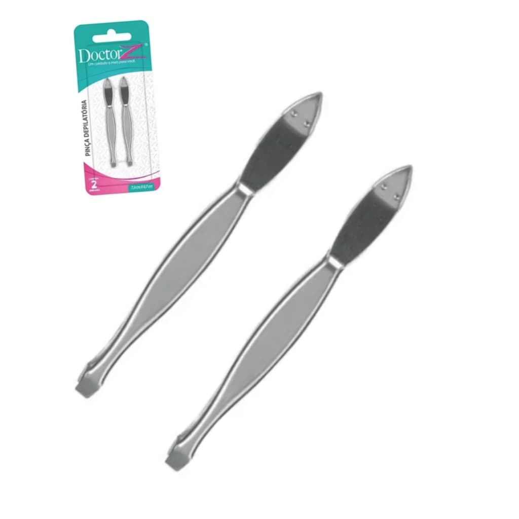 Kit 2 Pinças De Pêlos Para Sobrancelha para Salão de Beleza Design sobrancelha pigmentação