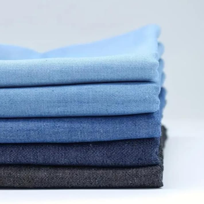 Tecido jeans Denin por metro -1m x 1.50m - jeans chambrey super macio ideal para a confecção de calças, jaquetas e saias
