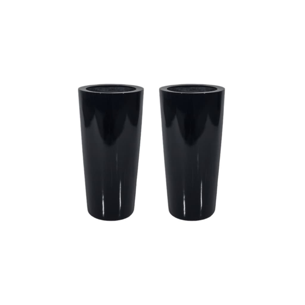 KIT 2 Vasos decorativos para plantas em Fibra de Vidro - 66cm - Aquamarine M