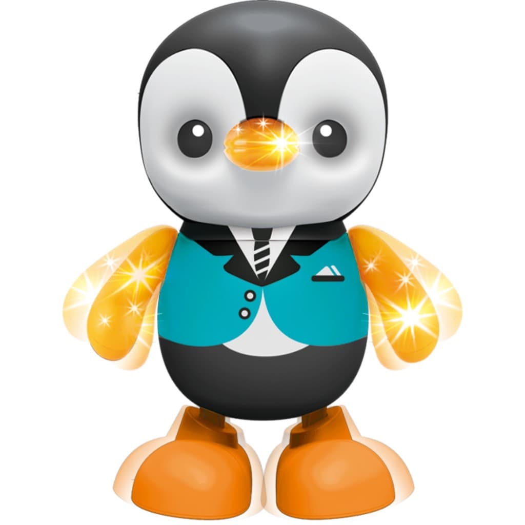 Brinquedo Musical Pinguim Dançarino Luz e Som Bebê Timmy Time