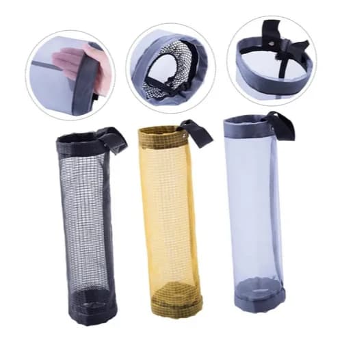 3 Puxa Saco Porta Sacolas Organizador  Plásticas De Cozinha Cor Sortidos