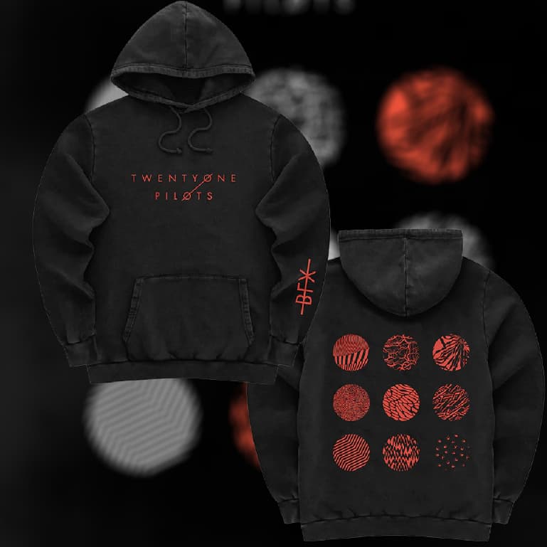 MOLETOM TWENTY ONE PILOTS BLURRYFACE 10TH ANNIVERSARY 10 ANOS