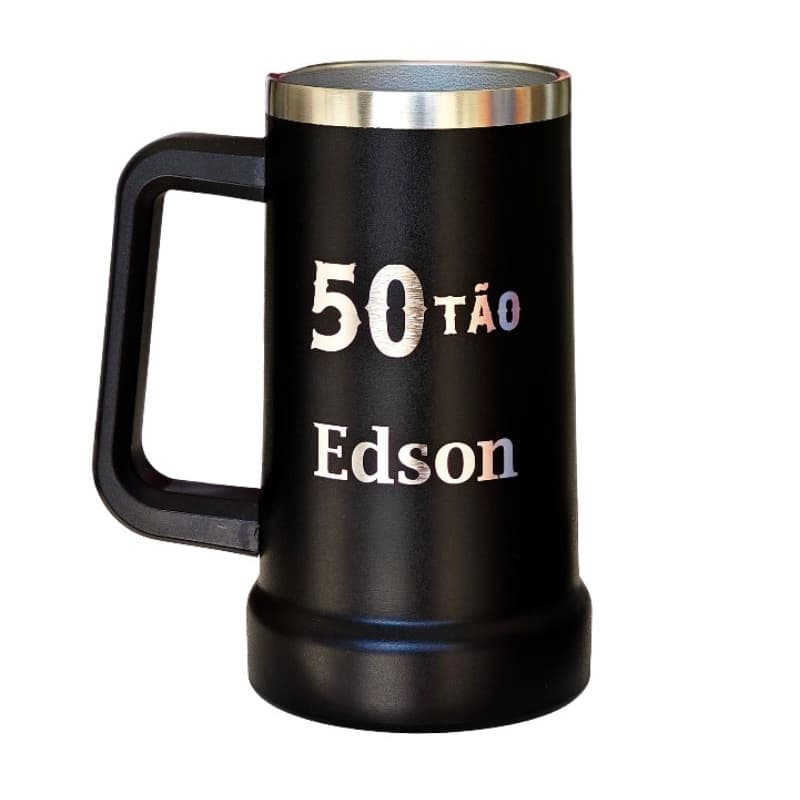 Caneca Térmica 700ml Personalizada a Laser Desenho + Nome