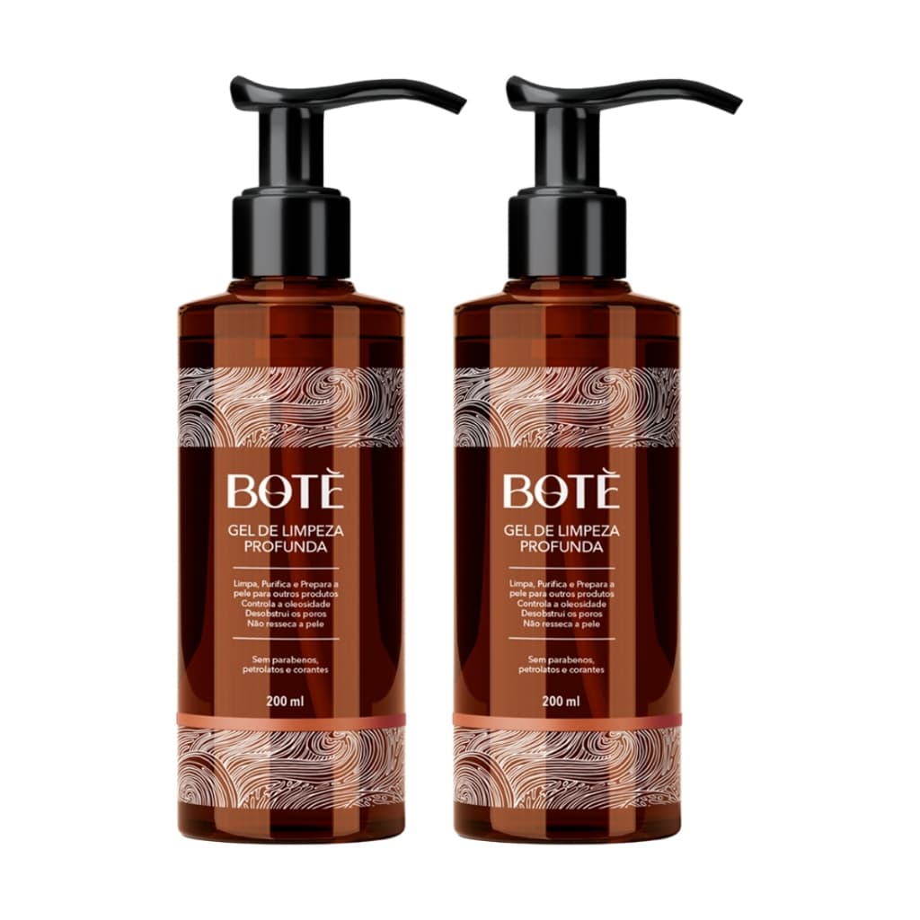 Kit 2 Géis De Limpeza Facial Vitamina B5 Ácido Hialurônico Gel Botè