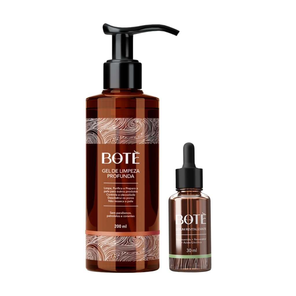 Kit Gel De Limpeza e Sérum Revitalizador Botè