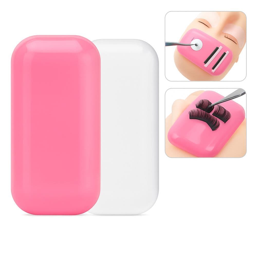 Almofada de Silicone para Testa Porta Cílios Reutilizável Alongamento Lash Designer Profissional