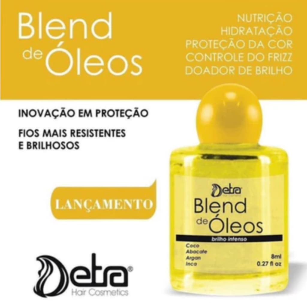 Oleo restaurador Blend de óleos Detra Hair 8 ml