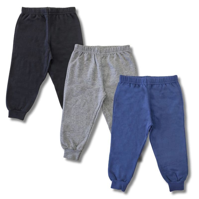 Kit 03 Calças de Moletom Infantil Unissex Tamanho 1 ao 10 anos