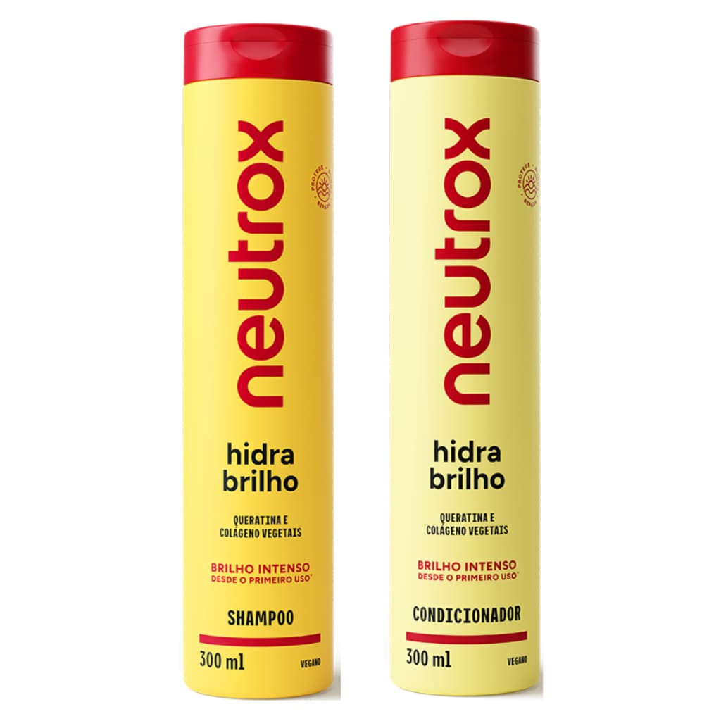 Kit Neutrox Hidra Brilho Shampoo + Condicionador 300ml