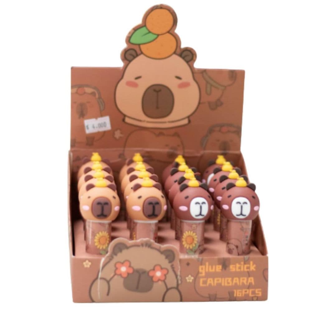 COLA BASTÃO CAPIVARA / PAPAELARIA FOFA KAWAII