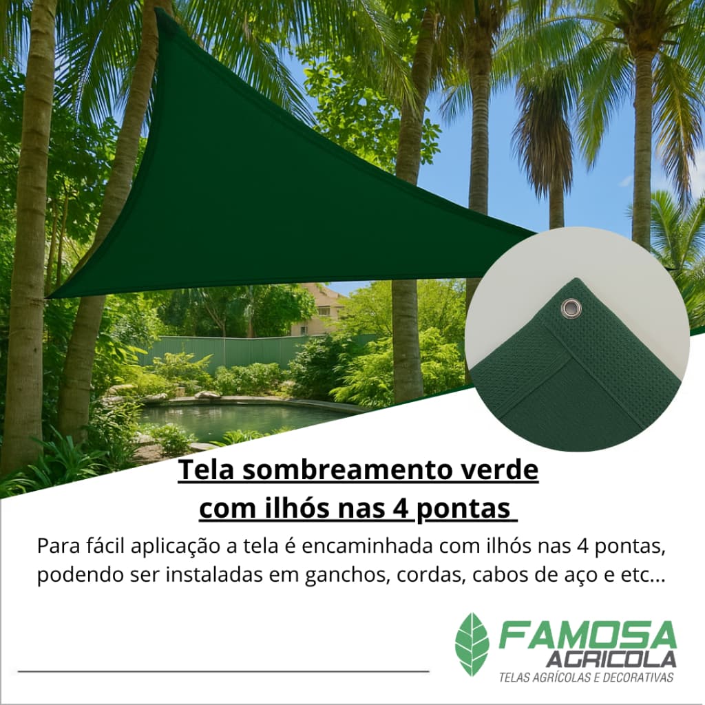 Tela de sombreamento multiuso com ilhós, escolha sua medida e nos envie no chat