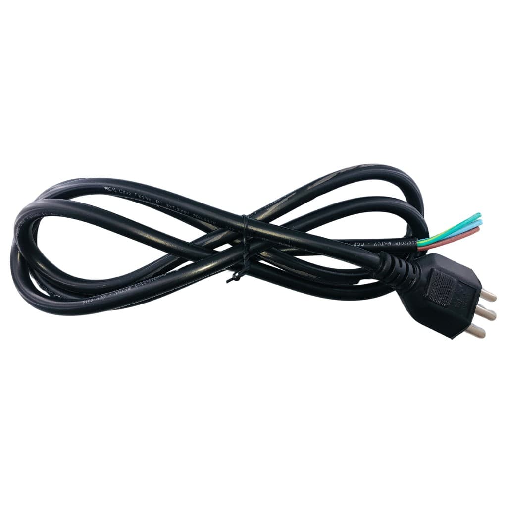 Cabo Força para Air Fryer 3x1.5mm² 16a 1,5 Metro Original