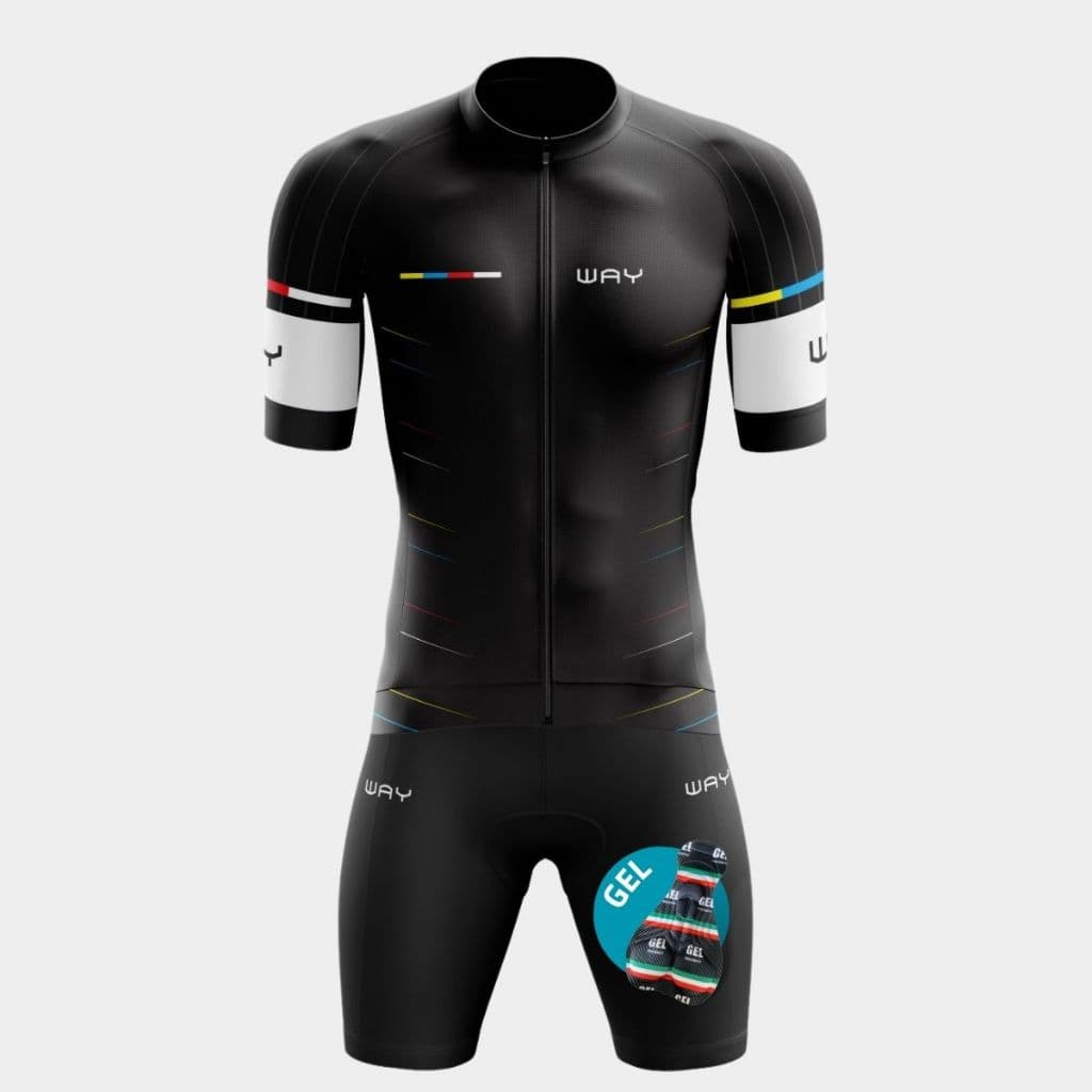 Conjunto Ciclismo Masculino Camisa Premium Roupa Short Bermuda Forro Gel Bicicleta