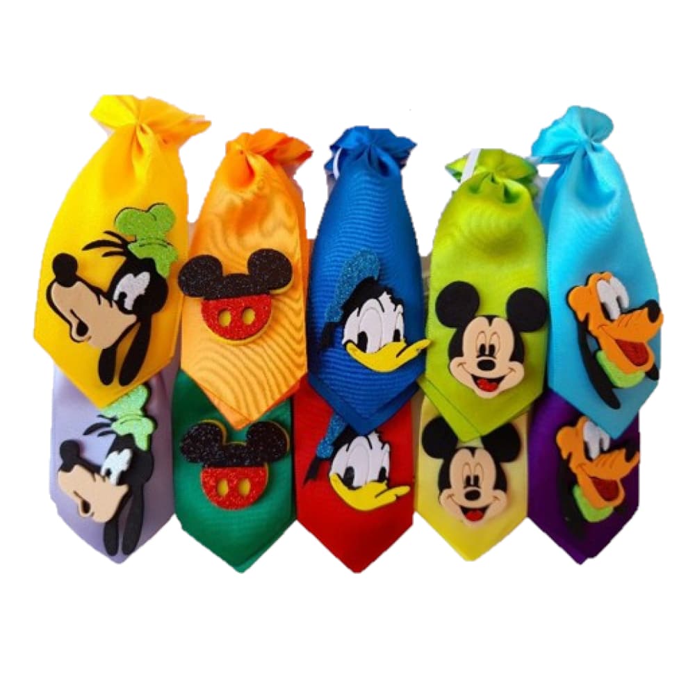 Gravatas Pet Personagens animados modelo 5 - Tamanho M - 20 unidades