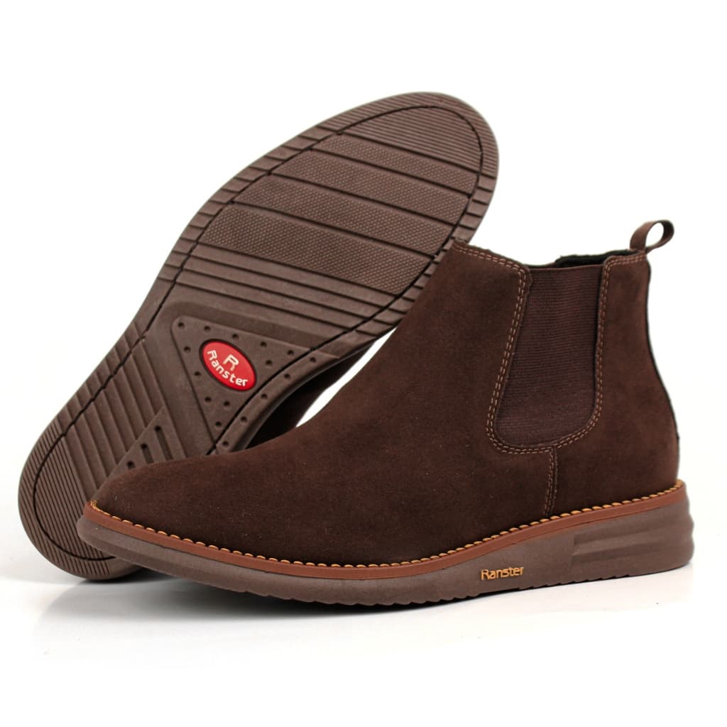 Botina Masculina Chelsea Bota Ranster Leve Solado Costurado Confortavel