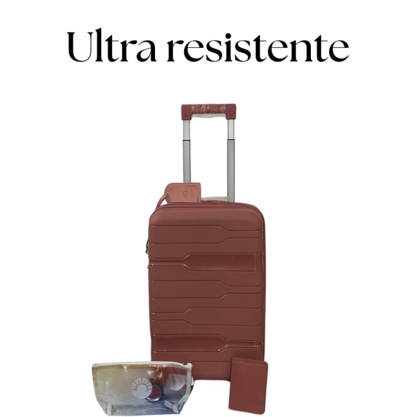 Conjunto de Mala 10kgs + Tags couro legitimo + Porta passaporte + Necessaire ENVIOU EMEDIATO