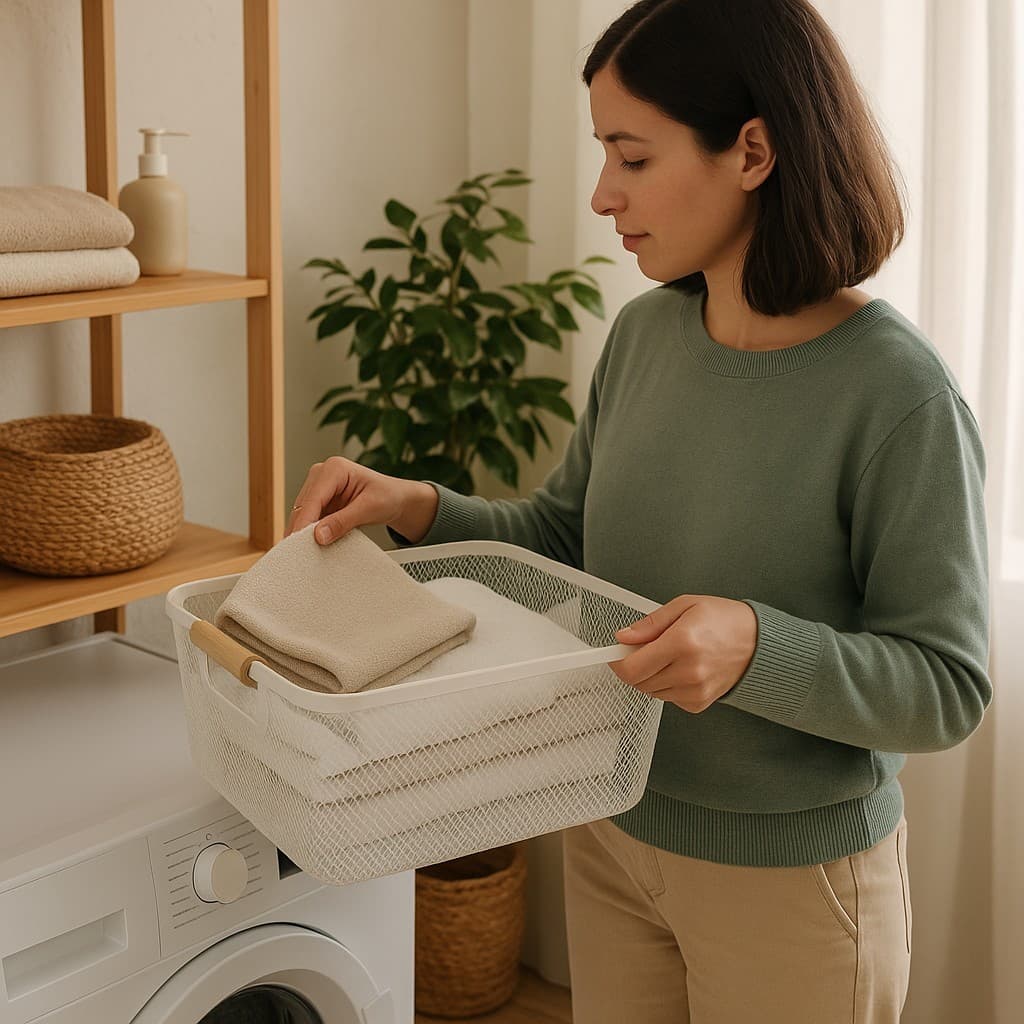 Cesto Caixa Organizadora Multiuso Branca Grande Organizador decorativo Com alça de madeira plástico resistente