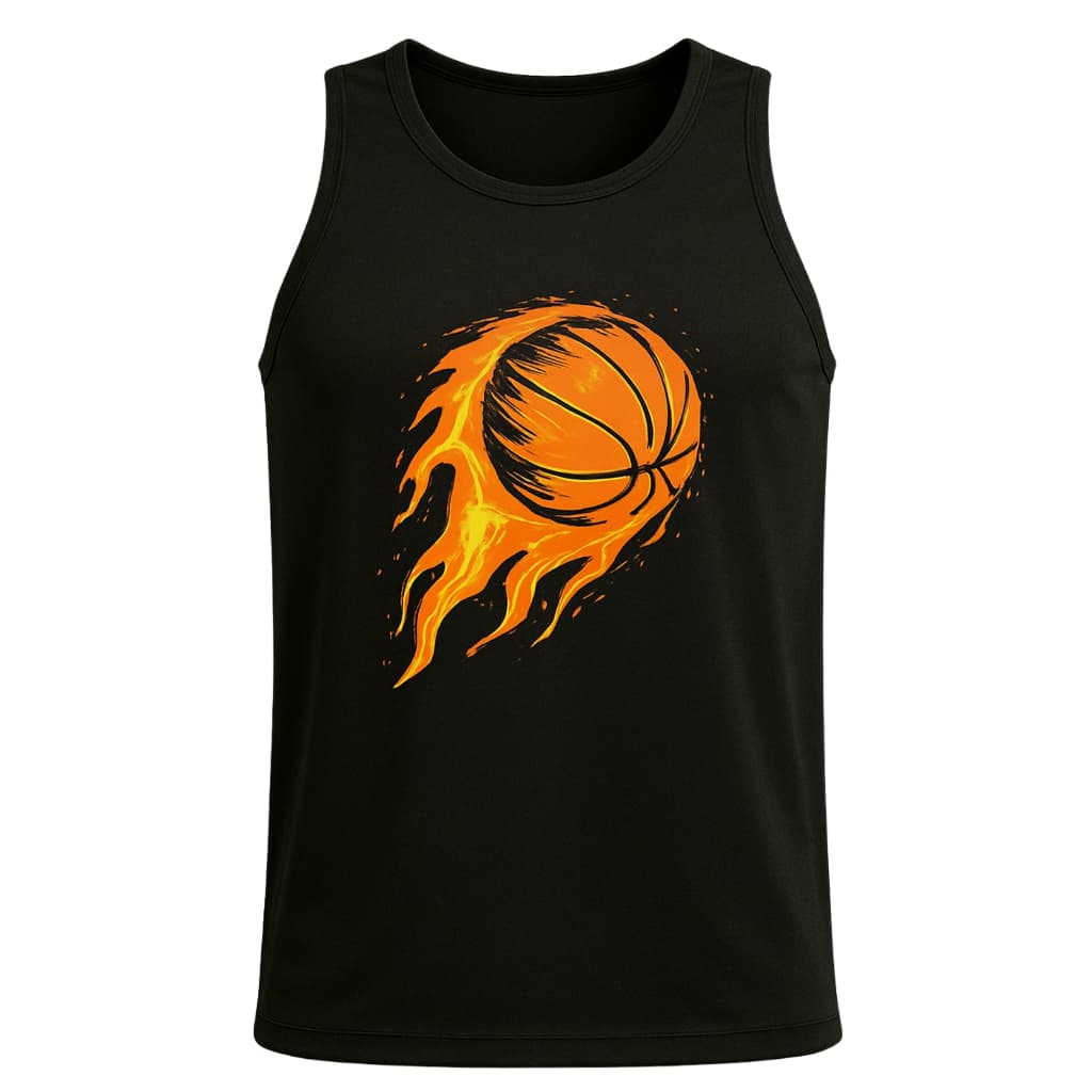Regata Academia Treino Musculação Estampada Basquete