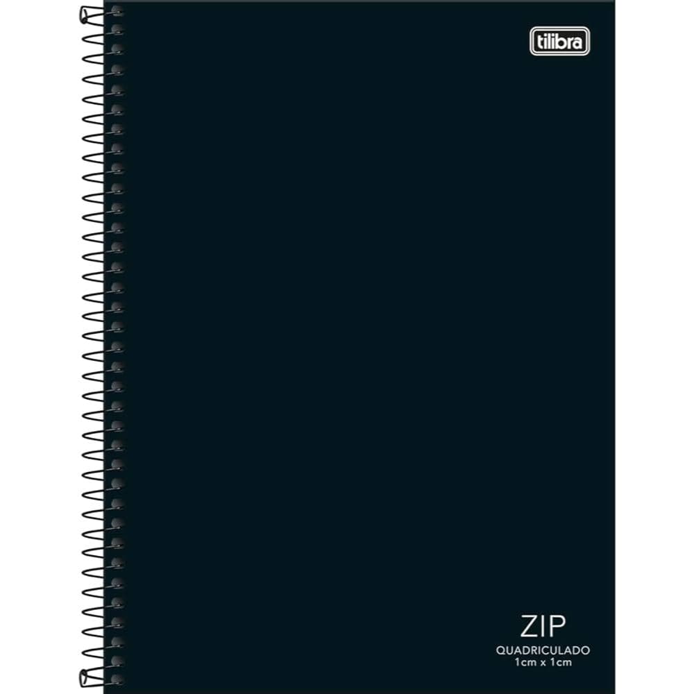 Caderneta Espiral CD 80fls Zip Tilibra