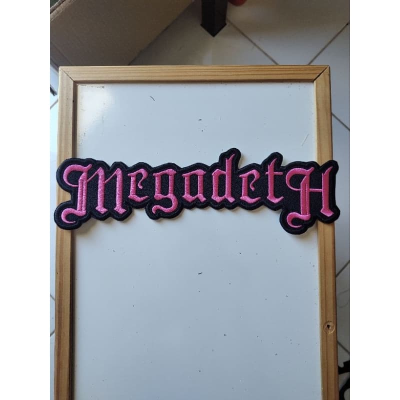 PATCH BORDADO TERMOCOLANTE-BANDA-ROCK-METAL.MEGADETH 6