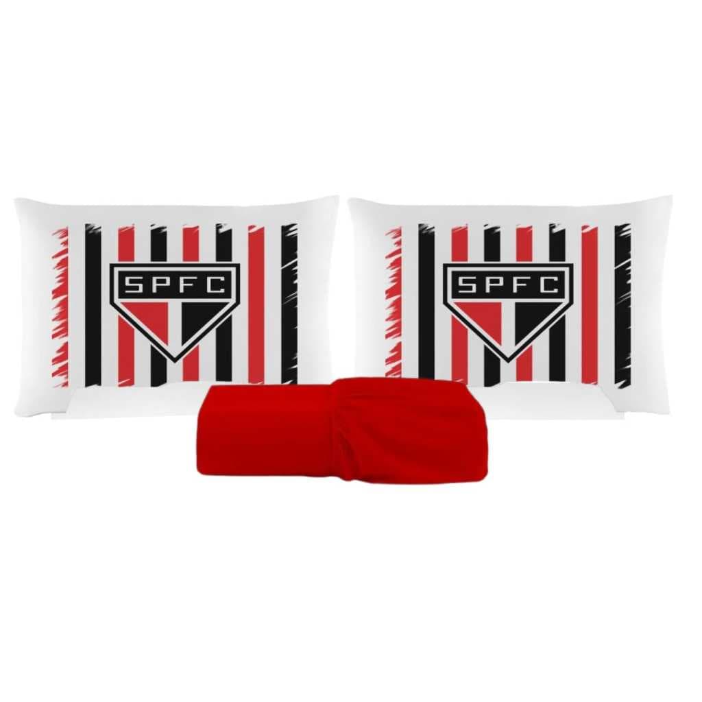 JOGO DE LENÇOL DE LUXO CASAL 3 PEÇAS SAO PAULO FRONHA TRAVESSEIRO LENÇOL DE ELASTICO PORTA