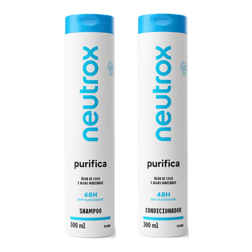 Kit Neutrox Purifica Shampoo + Condicionador 300ml