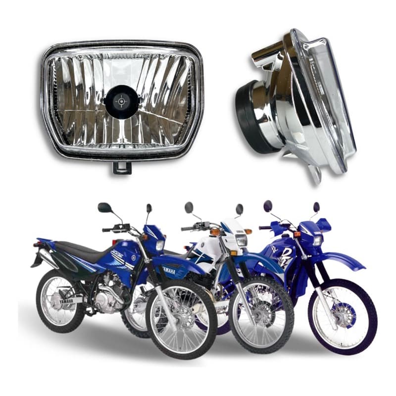 Bloco Optico Farol Yamaha Xtz125 Xt225 Dt 200 Tdm 225