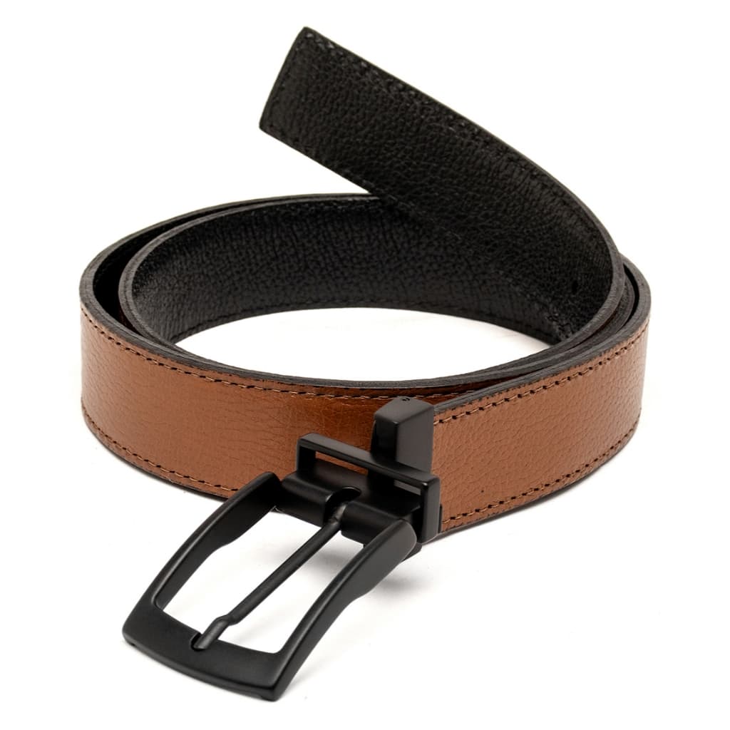 Cinto Masculino Dupla Face Moderno 100% Couro Artesanal Premium