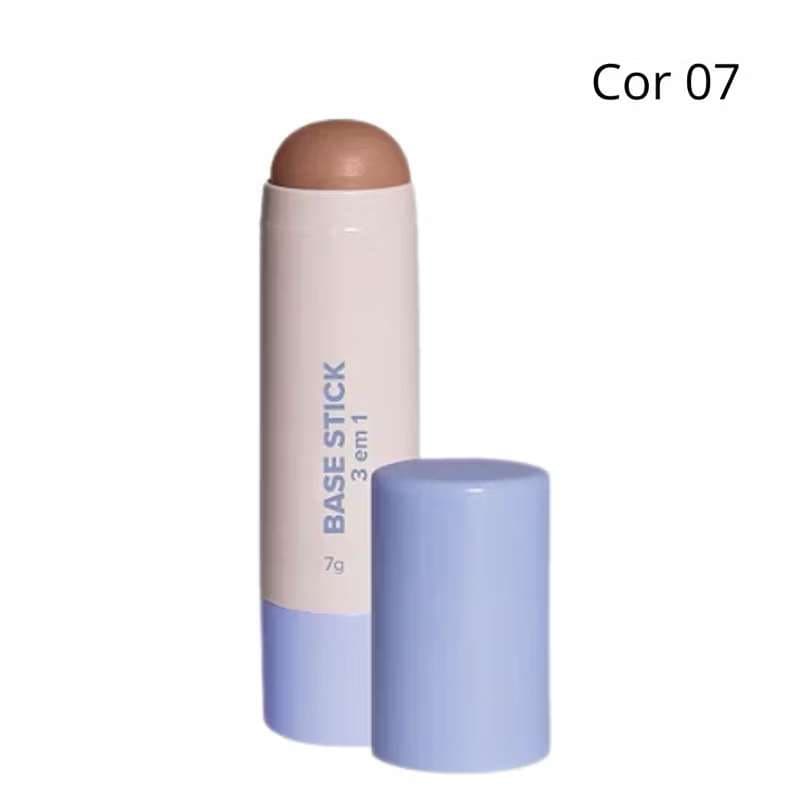 Base Stick 3 em 1 Corretivo, Contorno e Base - Miss Lary ML-392