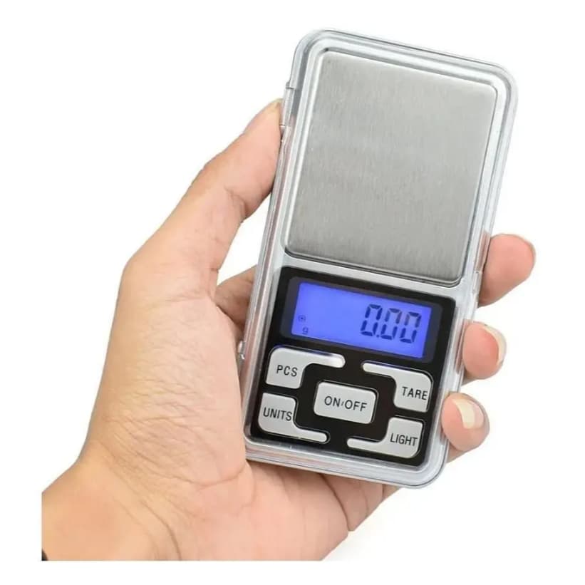 Mini Balança Digital De Bolso Balança Digital De Precisão 500g Capacidade máxima 0.5 g Cor Prateado