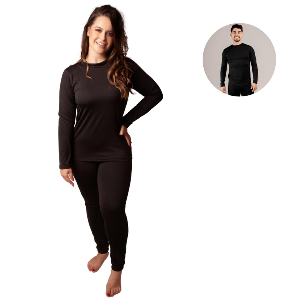 Pijama Termico Feminino Adulto