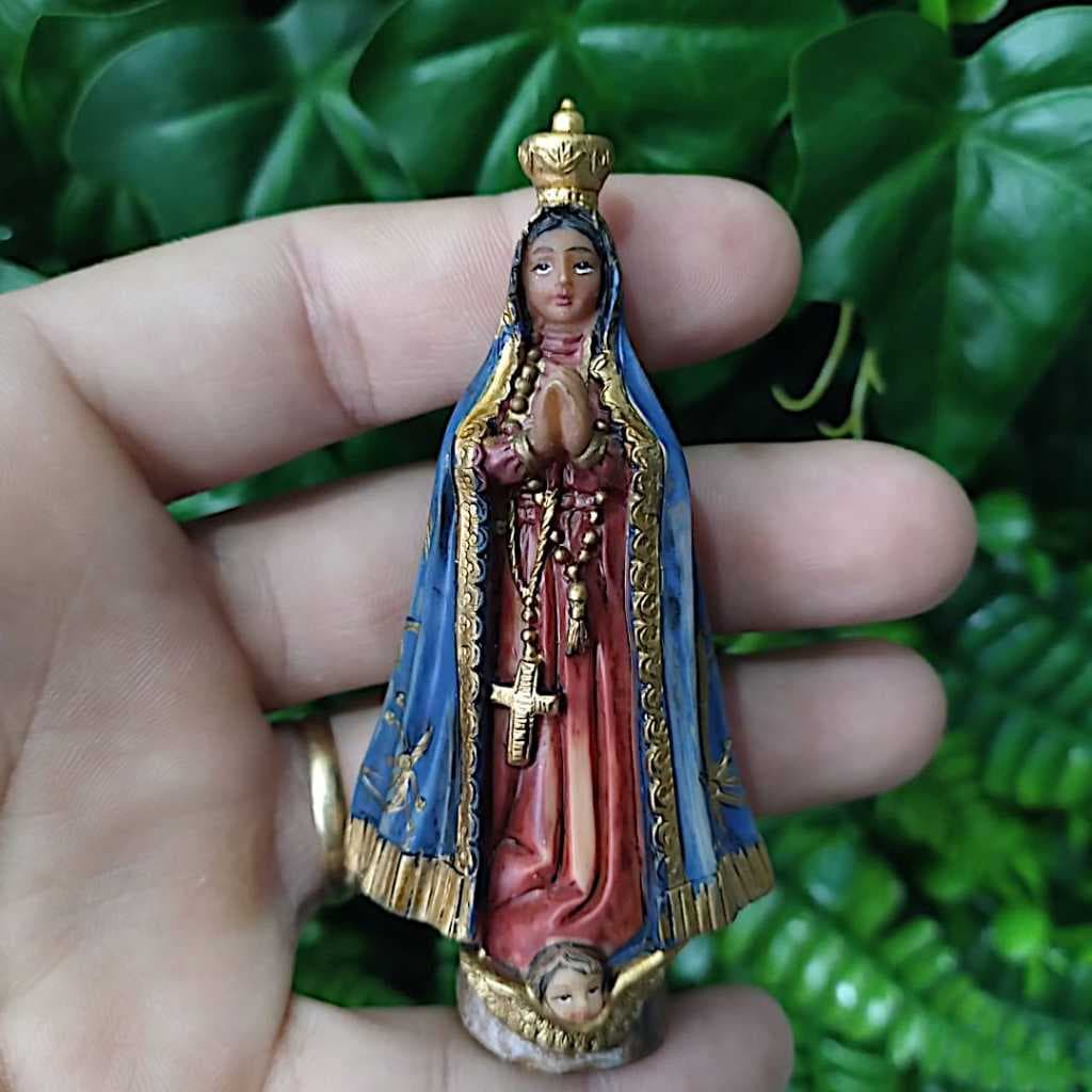 Resina De Nossa Senhora Aparecida - Resina Importada 8 cm