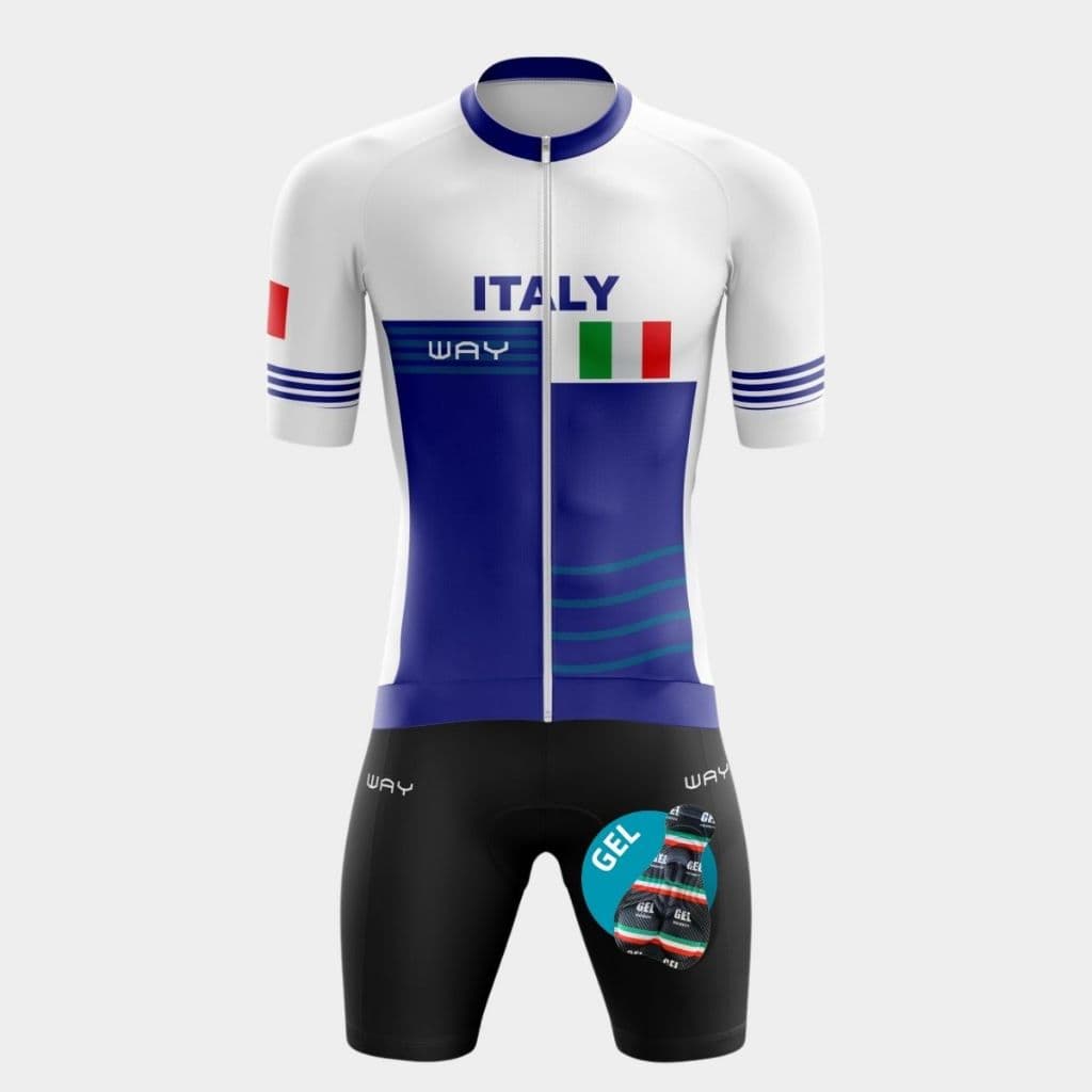 Conjunto de Ciclismo Masculino Camisa e Bermuda Acolchoada Gel Roupa de Bike Pedal Homem