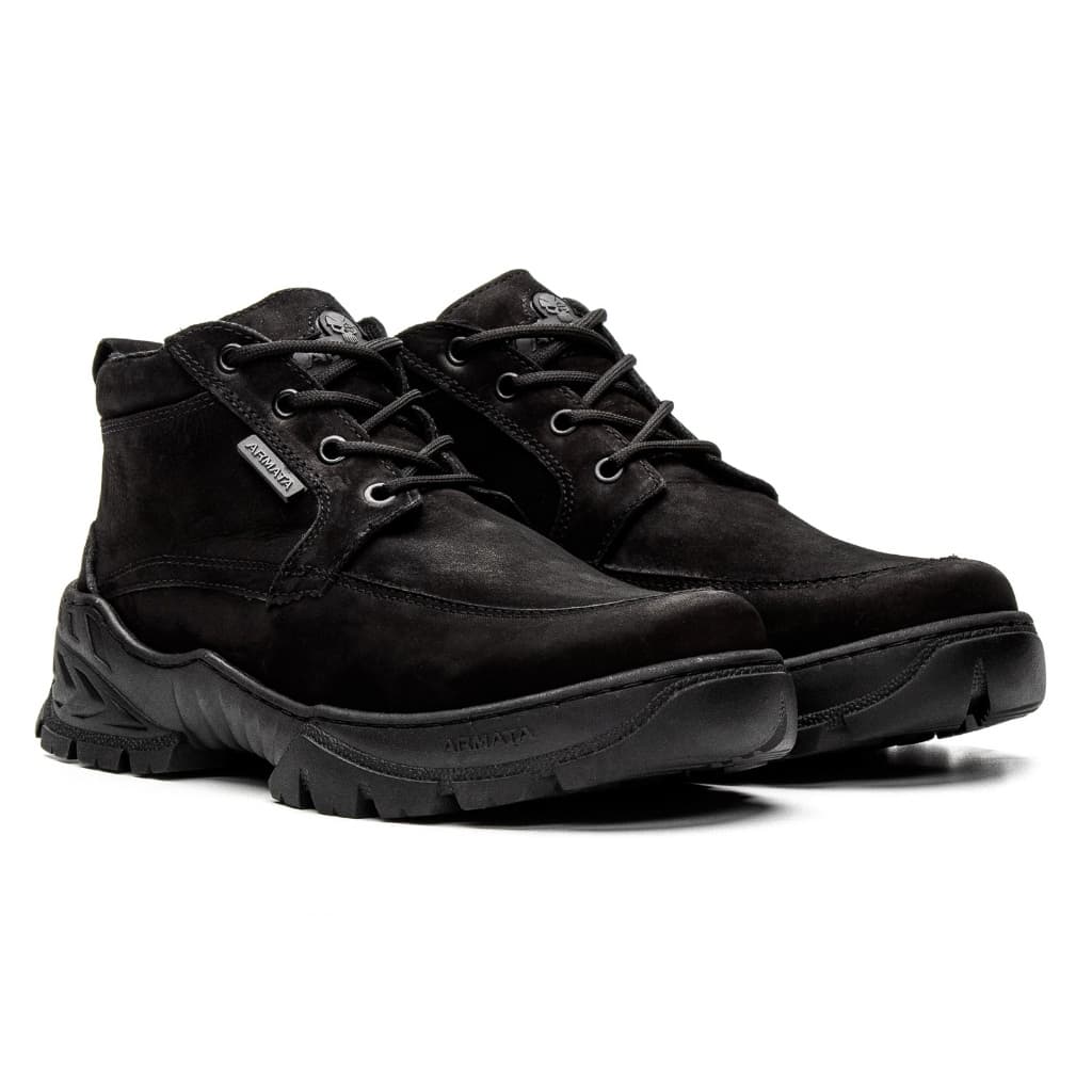 bota masculina nobuck preta muito resistente e confortável coturno marca armata original