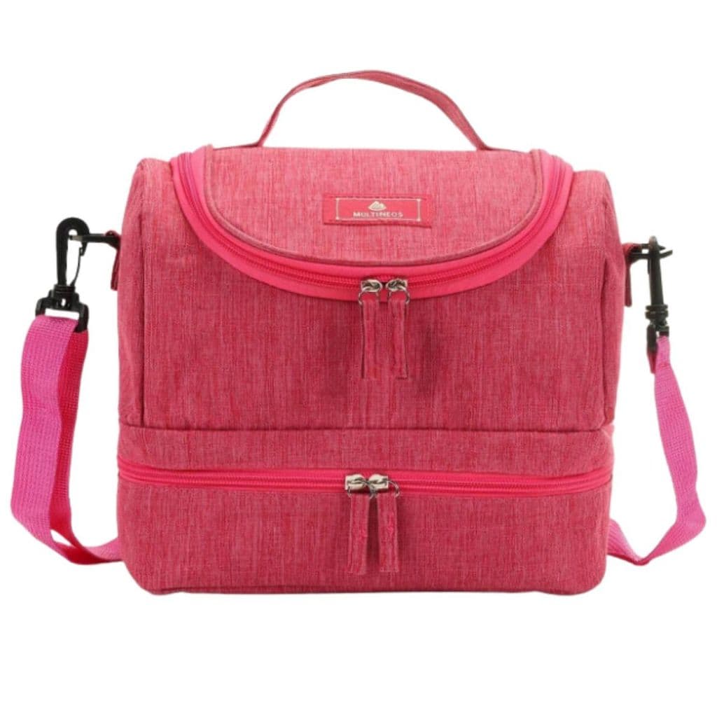 Bolsa Sacola Térmica Lancheira Marmita Academia Escolar  Passeios Fitness 2 compartimentos e Alça