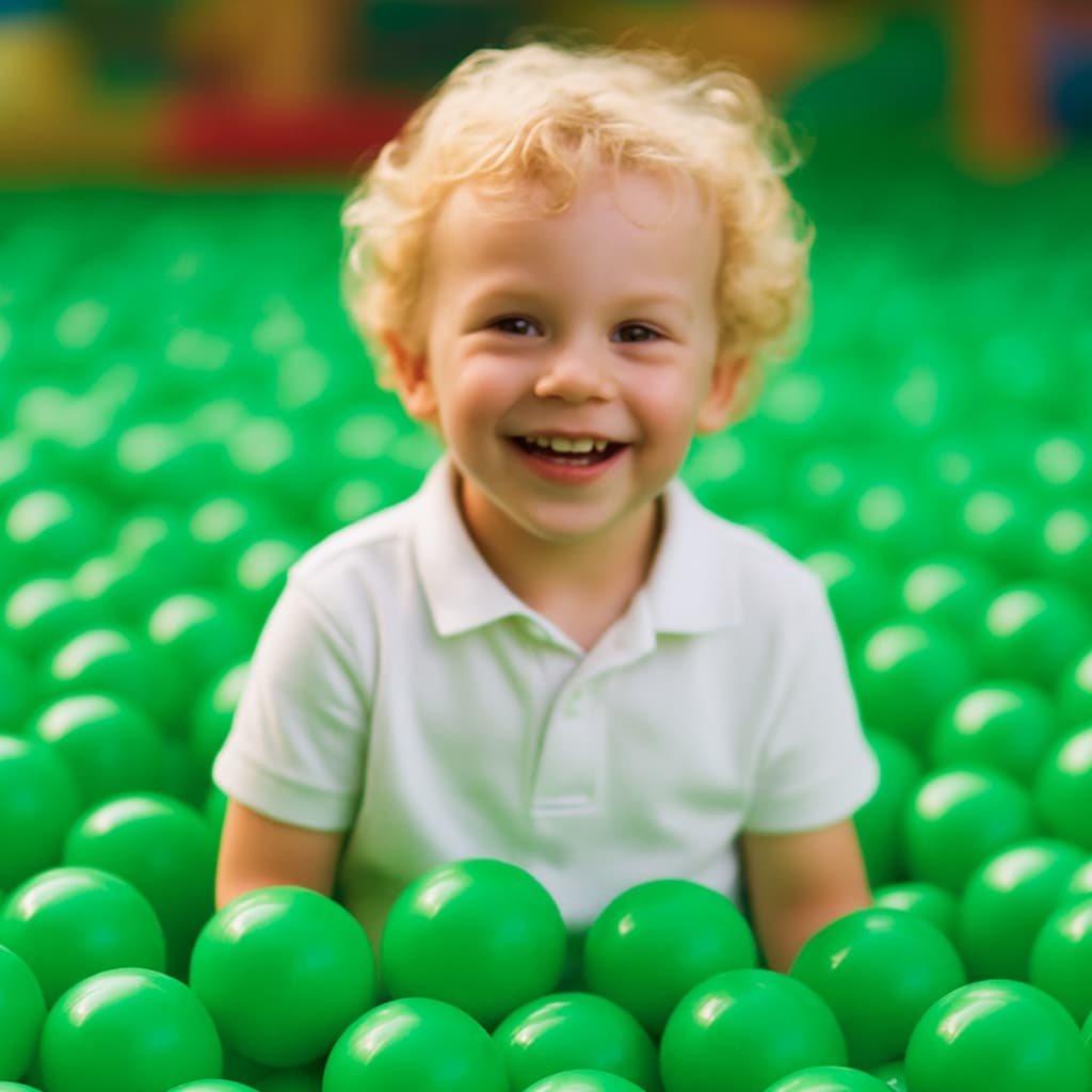 25 Bolinhas Verdes Para Piscina Infantil Colorida Que Não Amassam